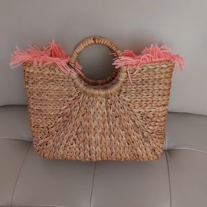 PACIFIC PARADISE New Hyacinth Basket Bag